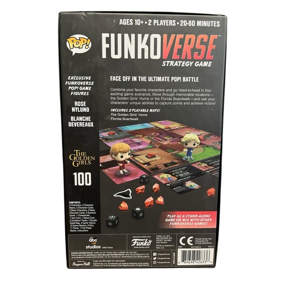 Funko Pop! Funkoverse Golden Girls 100 Rose and  Blanche Strategy Game - Picture 2 of 4